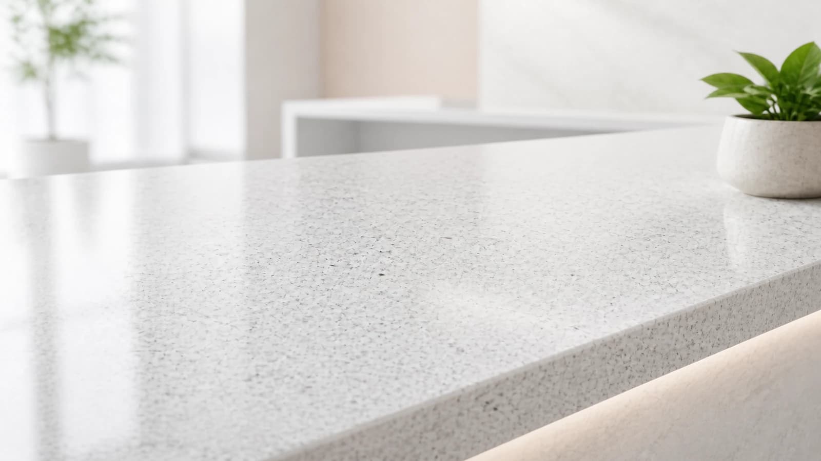 Engineered Quartz vs Granite: Which Is Better for Reception Counters? | Quartile India